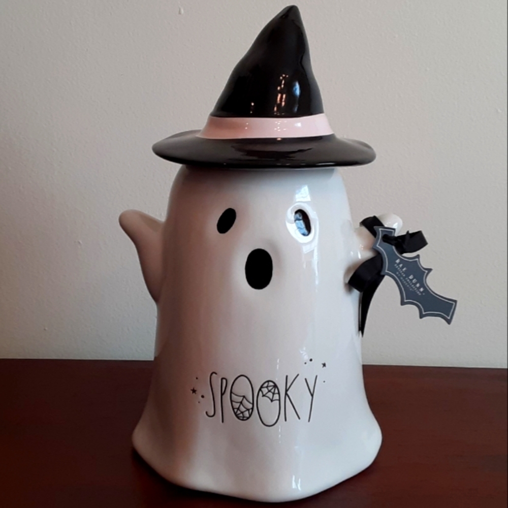 🆕️ Rae Dunn Spooky Ghost Cookie Jar